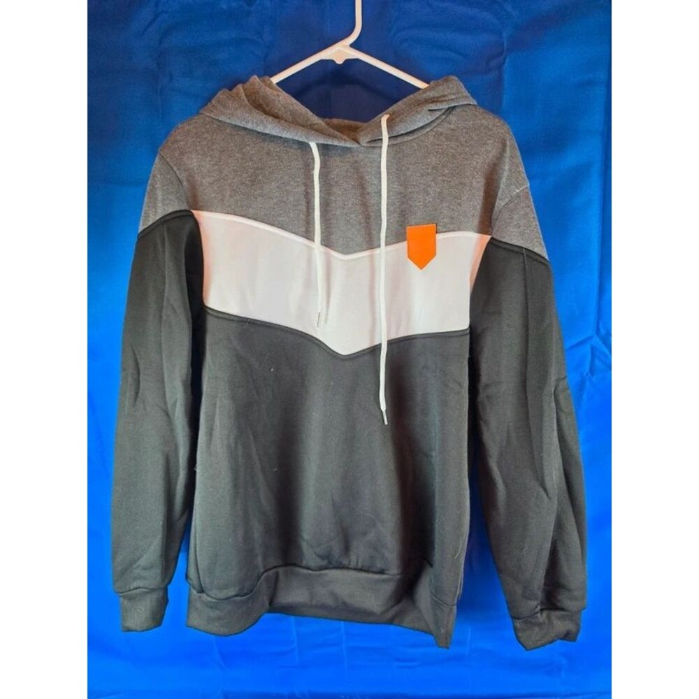 3 Tone Gray Hoodie - Very Soft (M)